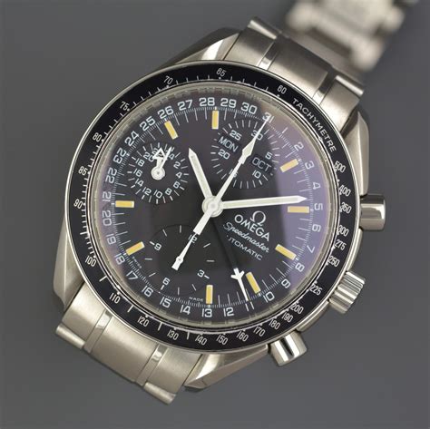 omega speedmaster triple date history|omega speedmaster triple date 3220.50.